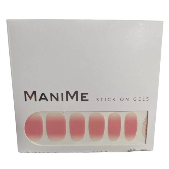 ManiMe Stick on Gels Mochi Ombre Pink 18 Nail Polish Strips - Picture 1 of 2